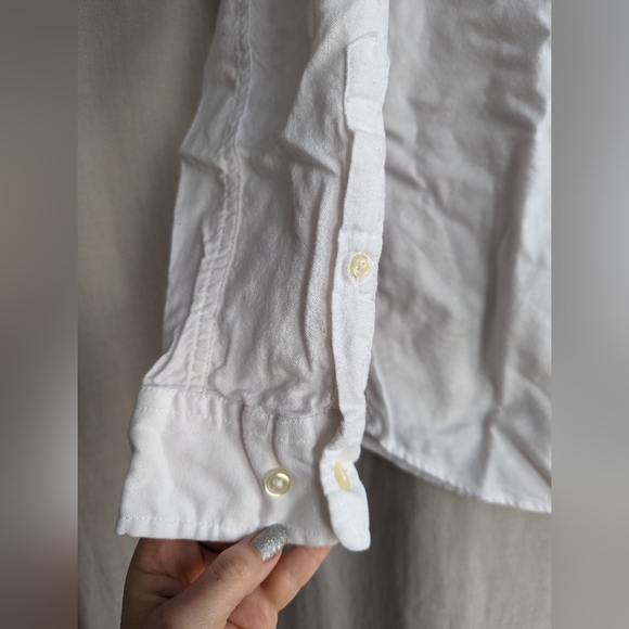 White Button Up Shirt Men's - Picture 4 of 7